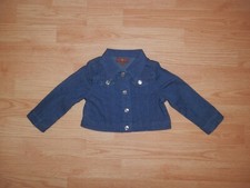7 Seven For All Mankind Dk Blue Denim Jean Jacket Western Girls 18 Month 3502