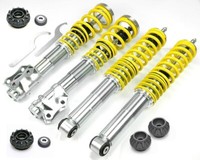 FK Sport-Fahrwerk / Gewindefahrwerk AK Street + 4X Domlager - VW Polo 6N2