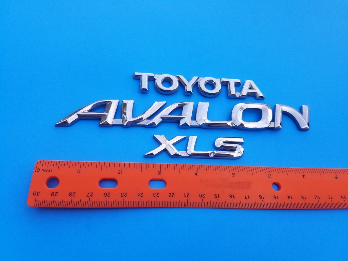00 01 02 03 04 TOYOTA AVALON XLS REAR EMBLEM LOGO BADGE SYMBOL SET
