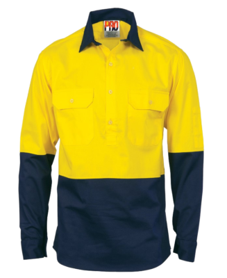 Hi Vis Long Sleeve Shirt In Men's Casual Shirts - Foto 6
