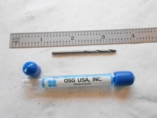 NEW OSG 3/32" CUT DIA. X 1" FL X 2" OAL SOLID CARBIDE HP 5XD JOBBER DRILL