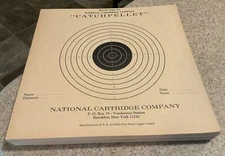 Vintage National Cartridge Company CATCHPELLET 6” Heavy Paper BB Targets 90 Ct.