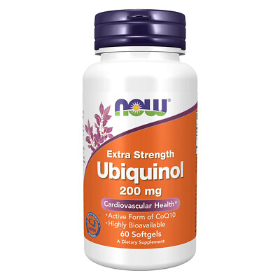 #ad NOW FOODS Ubiquinol Extra Strength 200 mg 60 Softgels $55.52