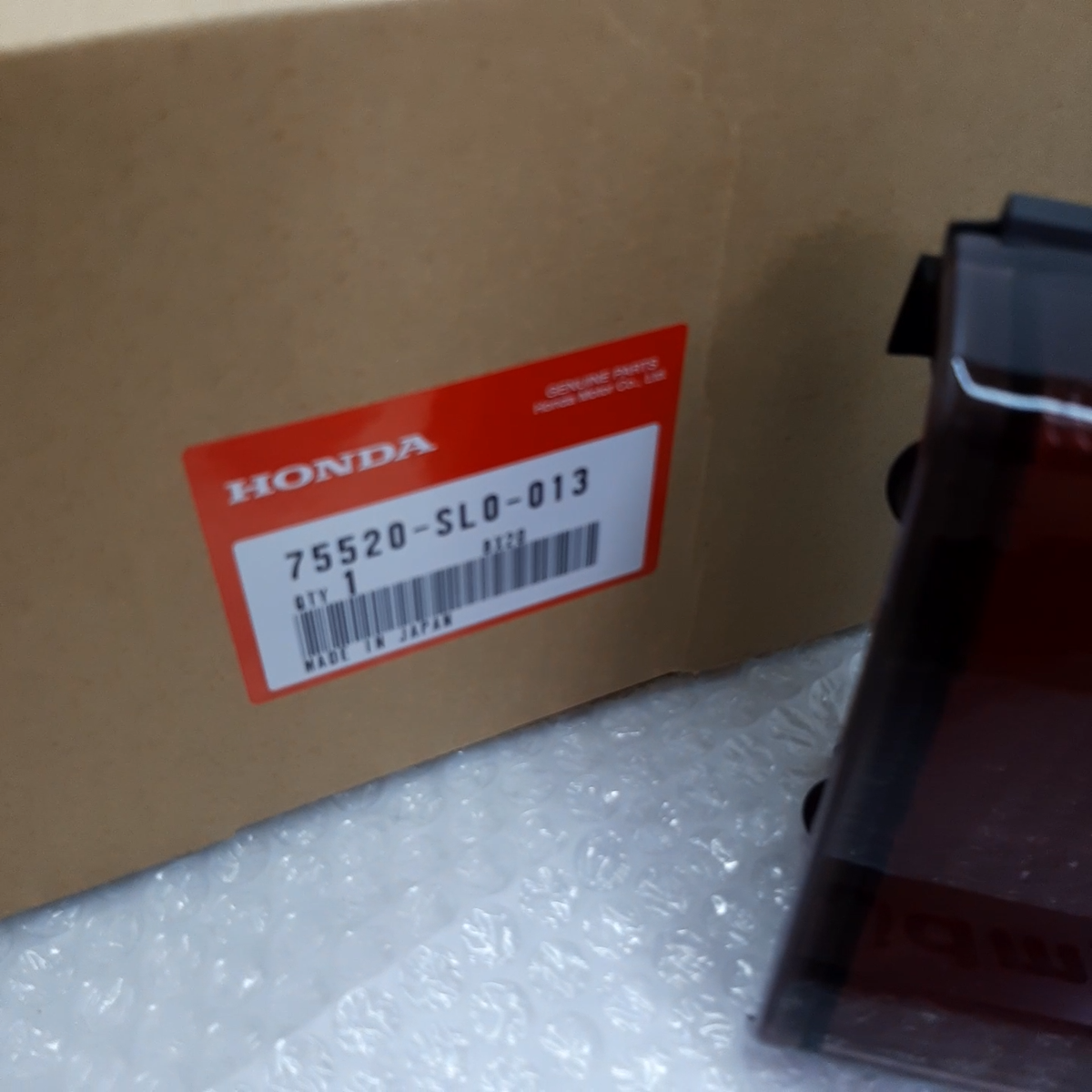 HONDA 75520-SL0-013 NSX NA1 2 Rear Back Panel Garnish Genuine New
