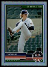 2023 Panini Stars & Stripes Silver Prizm #23 Zane Burns Rookie Team USA