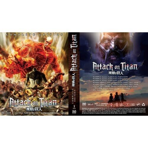 DVD ANIME- ATTACK ON TITAN SEASON 4 PART 2 (DHL EXPRESS)