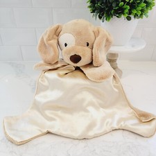 BABY GUND Spunky Huggybuddy Tan Soft Puppy Dog Lovey Security Blanket