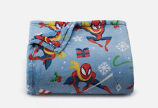 MARVEL SPIDER-MAN SOFT PLUSH THROW BLANKET BIG ONE 5X6 FT NWT SPIDERMAN X-MAS