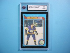 1979/80 O-PEE-CHEE NHL HOCKEY CARD #98 BUTCH GORING KSA 8 NM/MINT SHARP+ OPC