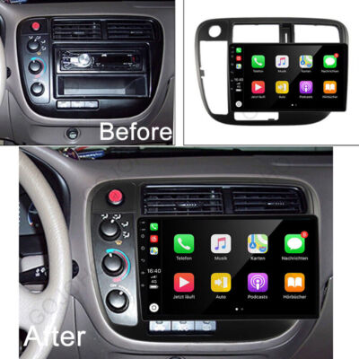 1996-2001 Honda Civic Android 12.0 Car Stereo Radio BT GPS Navi