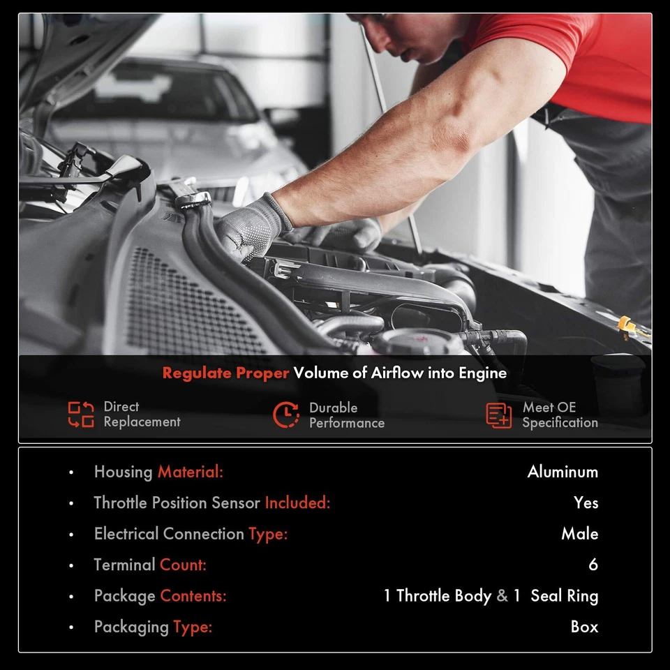 Cuerpo del acelerador de inyección de combustible con sensor TPS para BMW 320i 325Ci 325xi 525i X3 Z4 Foto 2 de 4