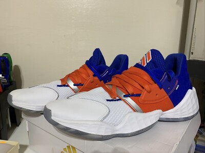 Adidas Harden Vol 4 MSG NYC Orange/Blue James Knicks Limit Men's