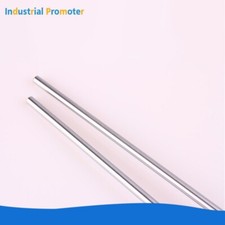 2PCS OD 10mm x 500mm Cylinder Rail Linear Optical Axis Shaft Rod Bearing Steel