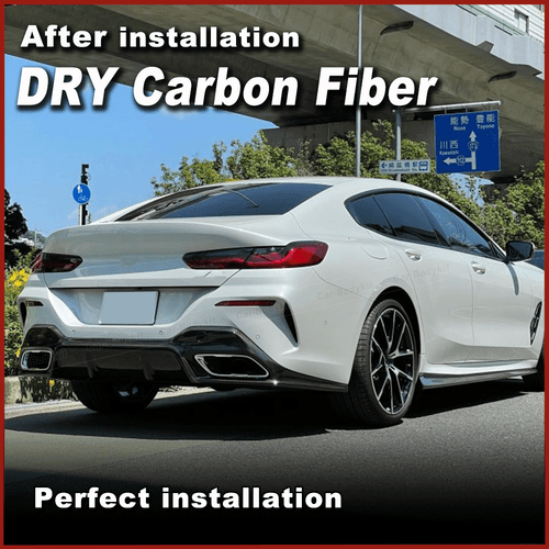 Fit for BMW 8 Series G16 840i M850i M-Sport DRY Carbon Rear Bumper Diffuser Lip - Bild 5 von 14