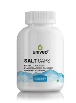 Unived Electrolyte Salt Caps (100 Caps), 132 grams