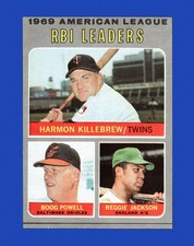 1970 Topps Set-Break # 64 AL RBI Leaders EX-EXMINT *GMCARDS*