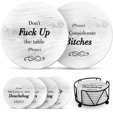 Funny Coasters - Perfect White Elephant Gifts - Unique Gifts for Men - Cool F...