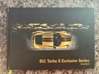  PORSCHE HARDBACK 911 TURBO S COUPE EXCLUSIVE PRESTIGE BROCHURE USA EDITION 2018