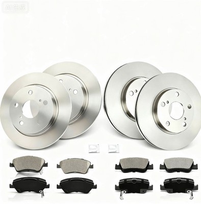 4xBremsscheiben 8xBremsbeläge für Toyota Auris ADE15 NDE15 NRE15 ZRE15 ZZE15 E15