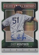 2014 Panini Elite Extra Edition 8/25 Sam Hentges #60 Auto 2x4