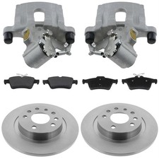 2 Bremssattel hinten für Opel Vectra C und Bremsbelag Bremsscheibe links rechts