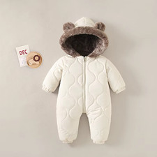 Cute Baby Autumn and Winter Thicken Warm Cotton Bodysuit