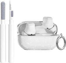 For Beats Solo Buds Case Clear Glitter,Sparkly Bling Design for Beats Solo Buds