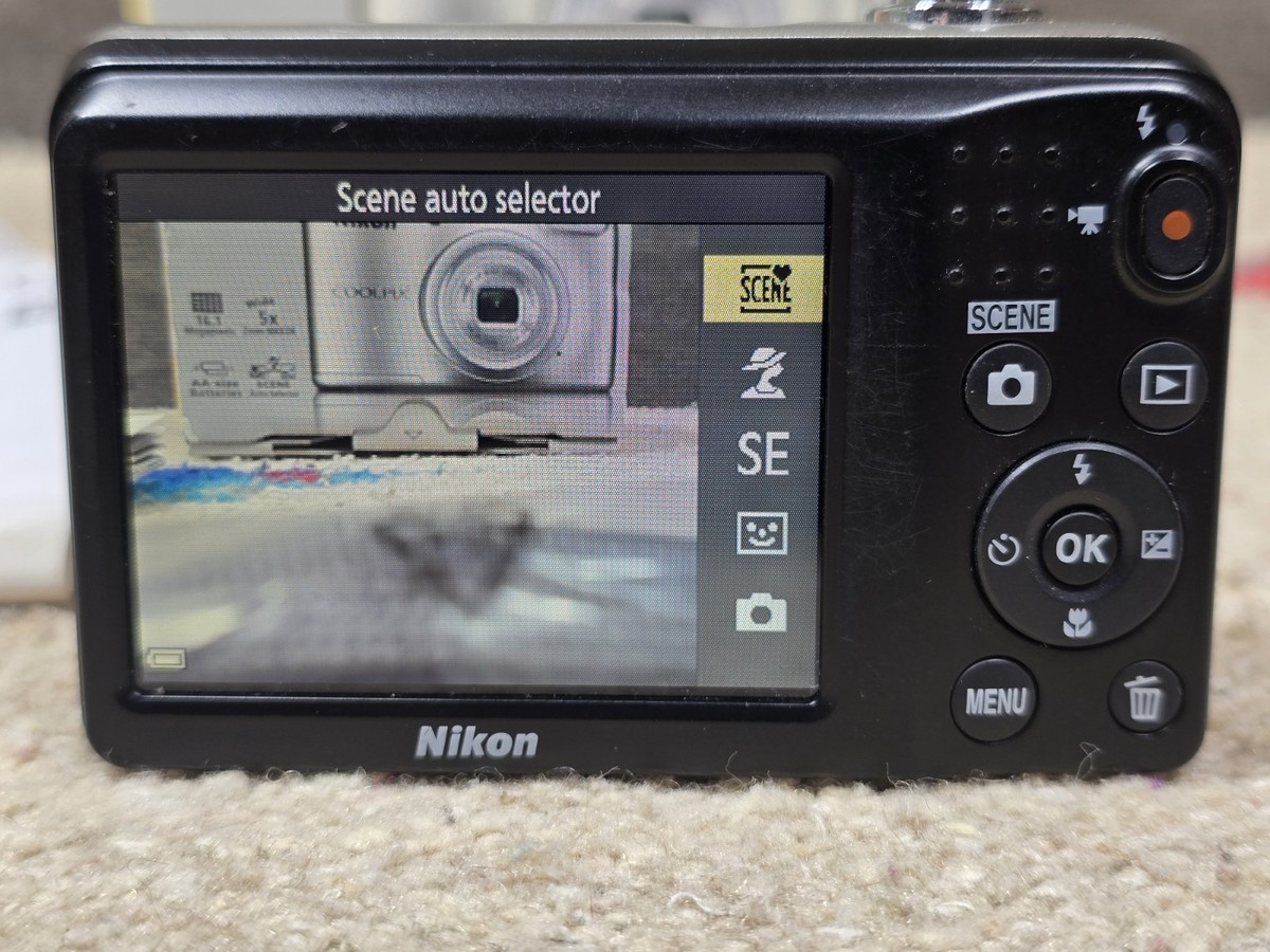 Nikon Coolpix A10 16.1MP Digital Camera Silver With Box | eBay