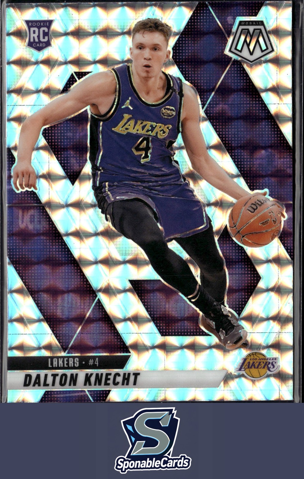 2024-25 Panini Mosaic #238 Dalton Knecht Mosaic