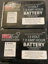 2 PCS Mighty Mule OEM Replacement Battery for...