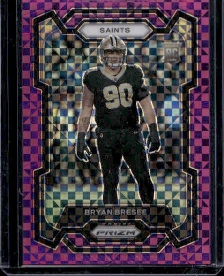 2023 Panini Prizm #372 Bryan Bresee Purple Power #/49