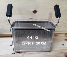 OFFER BOLLIPASTA BASKET 16x29xH.20 PROFESSIONAL KETTLE STAINLESS STEEL FRYER