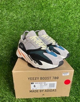 Adidas Yeezy Boost 700 Wave Runner Solid Grey B75571 Size 6M Sneaker Shoes CLEAN