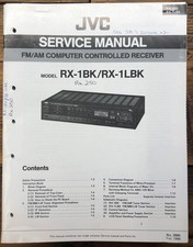 JVC RX-1 Receiver Owner AND Service Manual Orig 