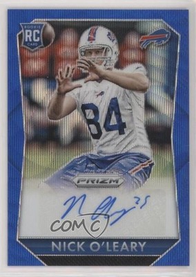 2015 Panini Prizm Rookie Signatures Blue Wave 52/150 Nick O'Leary Auto RC 0c2