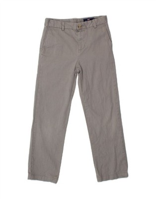 VINEYARD VINES Jungen Slim Chino Hose 11-12 Jahre W26 L24 Grau Baumwolle CC03