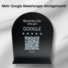 Tischaufsteller Gastronomie | QR Code Bewertung | Google Rezension | Restaurant