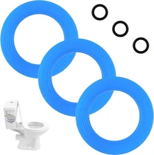 3 Pack Flush Valve Seal for American Standard & Eljer Toilets,Upgraded Silicone 