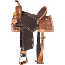 14",15",16" SILVER ROYAL SHORT GO BARREL SADDLE 