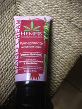 HEMPZ POMEGRANATE INTENSE HYDRATING HERBAL HAND CREAM 3 fl. oz