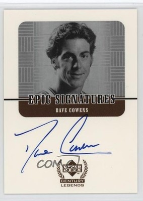 1998-99 Upper Deck Century Legends Epic Signatures Dave Cowens #DC Auto HOF 4f5