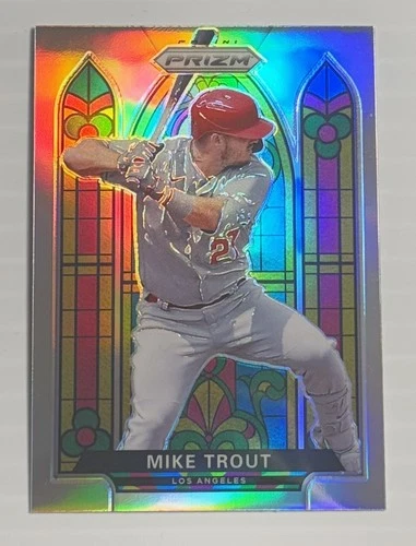 2021 Panini Prizm - Stained Glass Mike Trout #SG-1 Silver Prizm