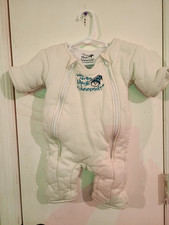 Baby Merlin's Magic Sleepsuit Baby Small Yellow 3-6 Months 12-18 Pounds.
