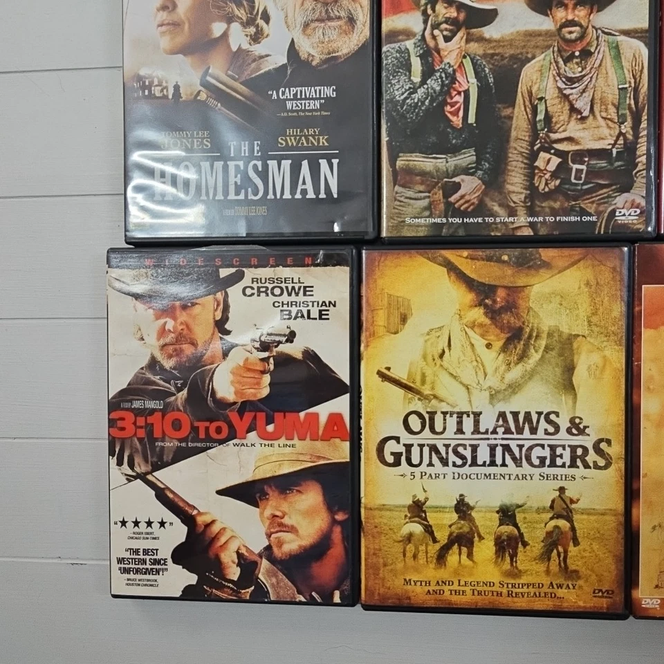 Western Movies DVD Lot Of 17 DVDs The Shadow Riders 3:10 To Yuma... Many More Foto 4 de 4