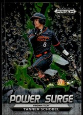 2022 Panini Prizm Draft Picks Power Surge Tanner Schobel Minnesota Twins #PS-TS