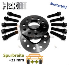 H&R Spurplatten schwarz 22mm/Achse für BMW 6er Gran Turismo G32 :: 2017 >> 2020