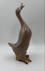 Ceramic Home Decor Collectible Glossy Finish Speckled Duck Animal Large Figurine — photo 2