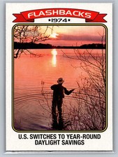 2023 Topps Heritage #NF-3 Daylight Savings Time News Flashbacks