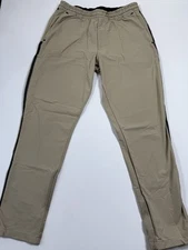 Outerknown Joggers Mens Medium 30x30 Beige Apex Series Performance Nylon Stretch