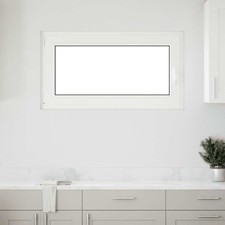Basement Window "RISOR" 110x60 cm Tilt & Turn DIN Left White vidaXL